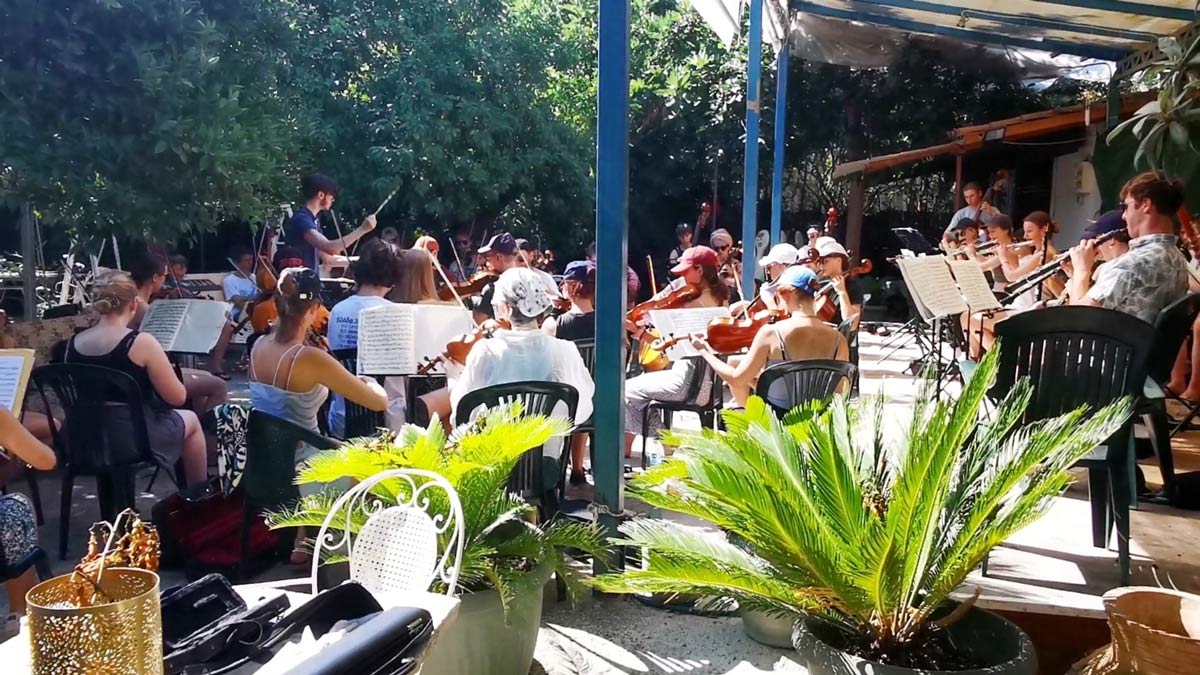 Leipziger Jugendorchester im Garten der Musen