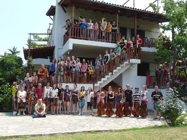 Jugendsymphonieorchester aus Ansbach in Griechenland