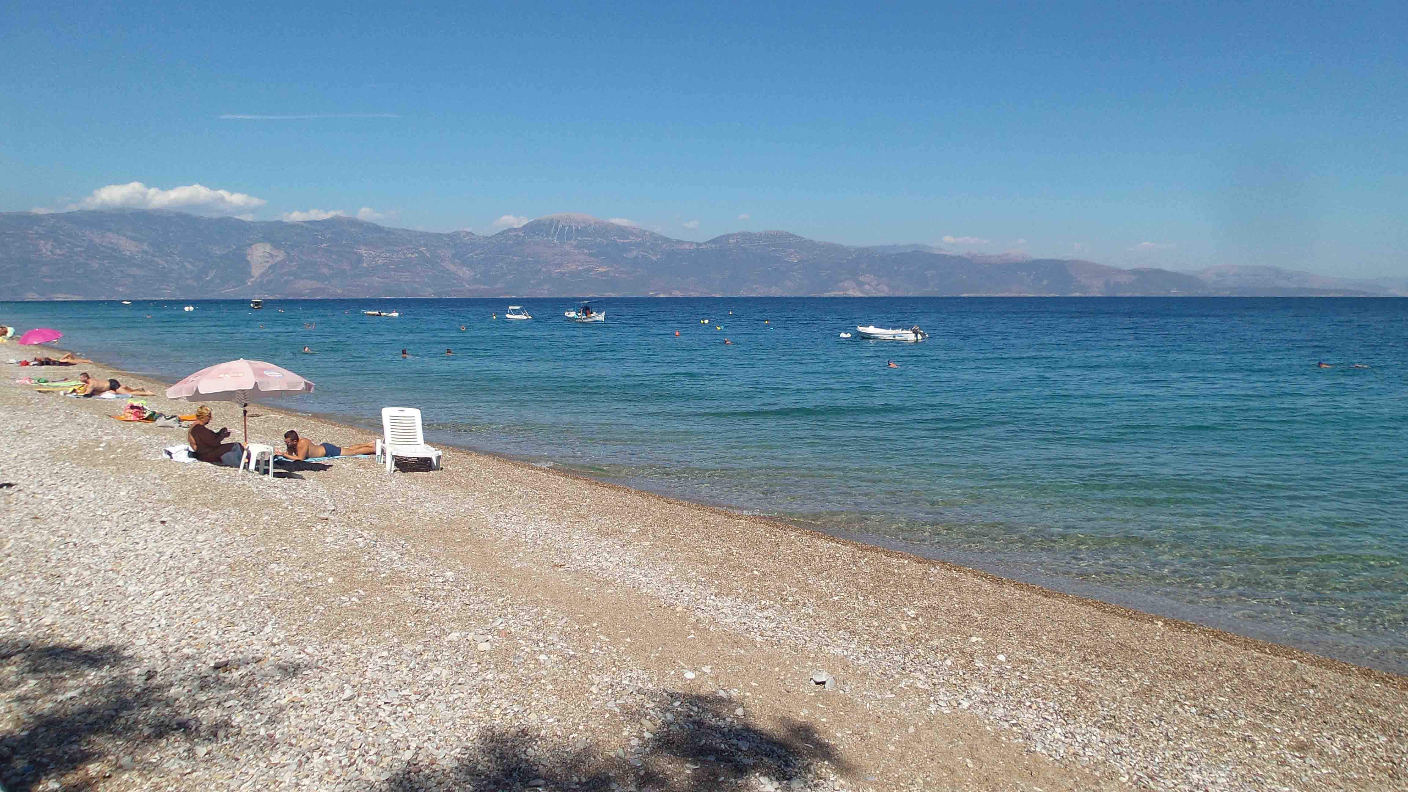 der griechische strand von Selianitika